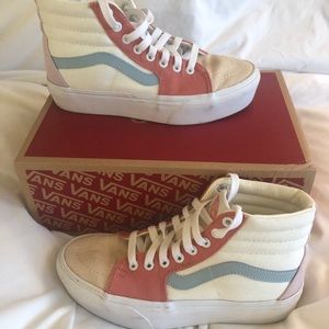 Vans Sk8-Hi Platform 2, pastel block hightops